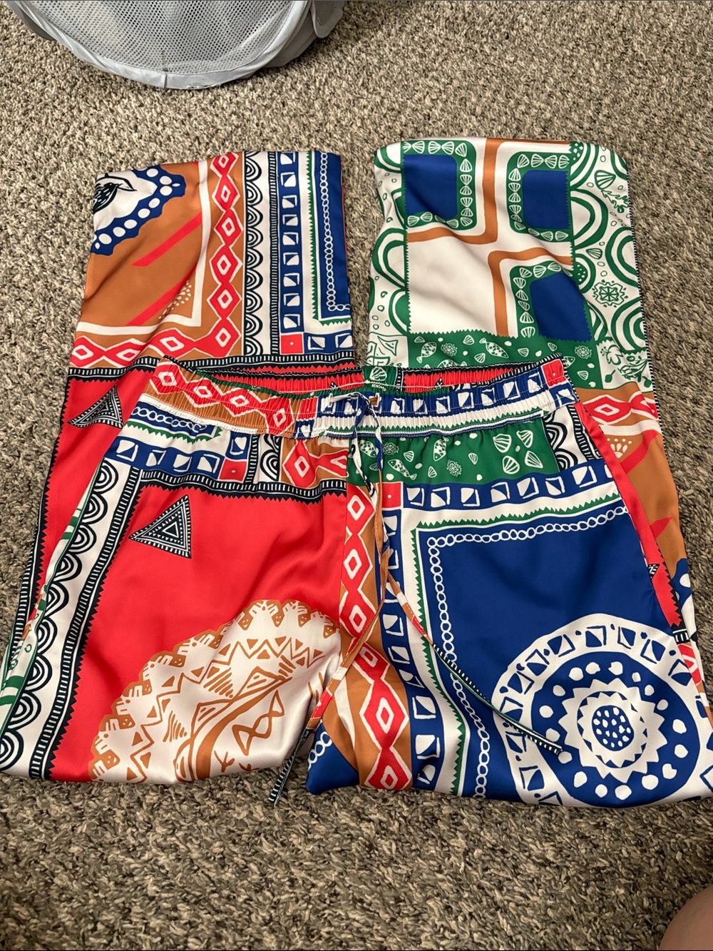 Joie Multicolor Print Drawstring Pants